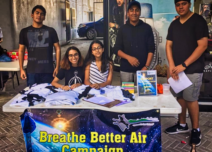 volunteers with Sara Bharwani Breathe Better Air About Us Photo